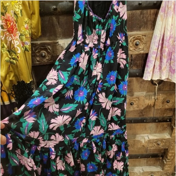 Chasing Unicorns Early Morning Rain Halter Maxi Dress Sz S - Picture 15 of 15